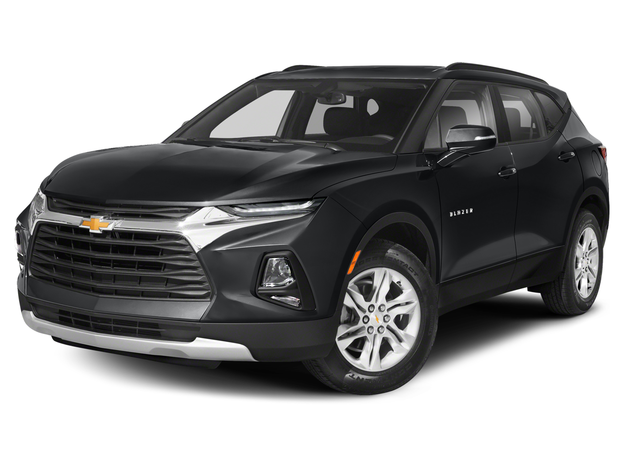 2020 Chevrolet Blazer LT in Cajun Red Tintcoat — front three-quarter view