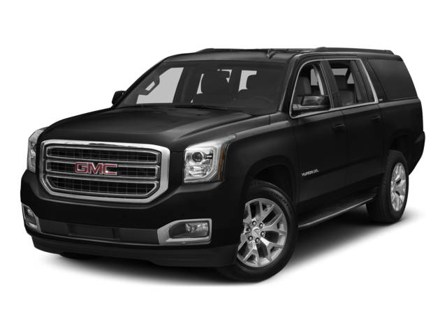 2016 GMC Yukon XL SLT in Light Steel Gray Metallic — front three-quarter view