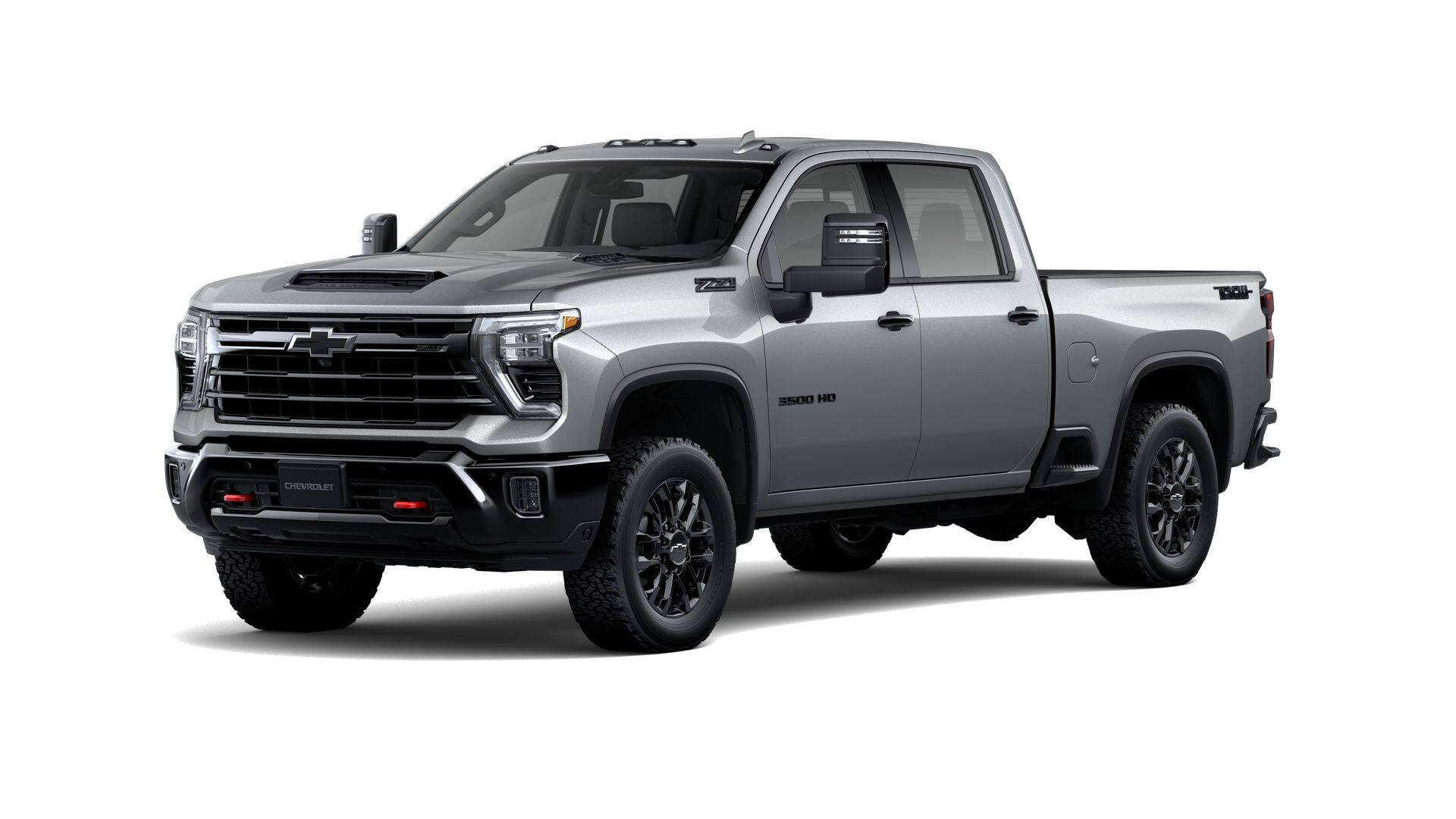 2026 Chevrolet Silverado 3500 HD LTZ in Sterling Gray Metallic — front three-quarter view