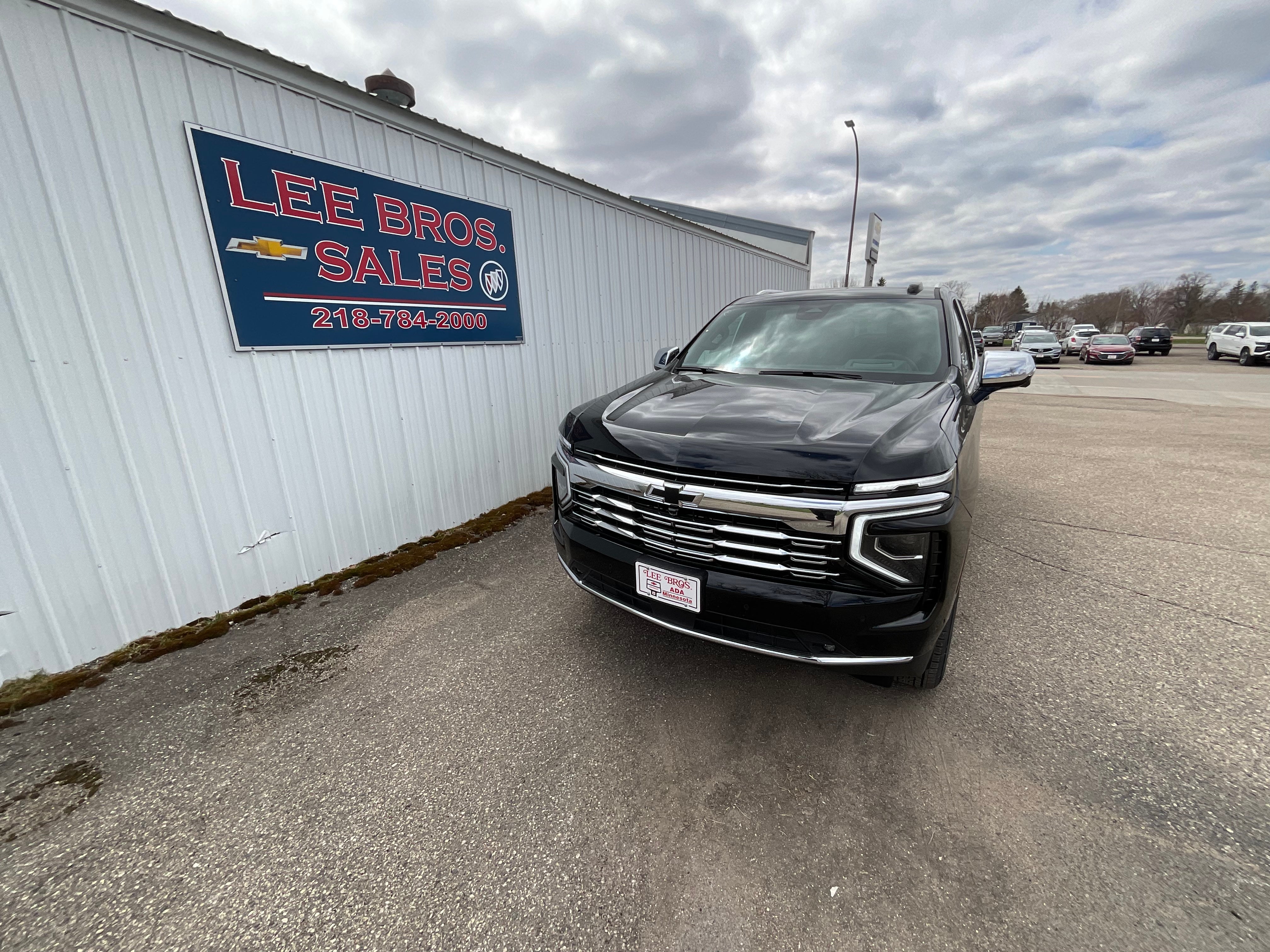2026 Chevrolet Tahoe Premier in Black — front three-quarter view