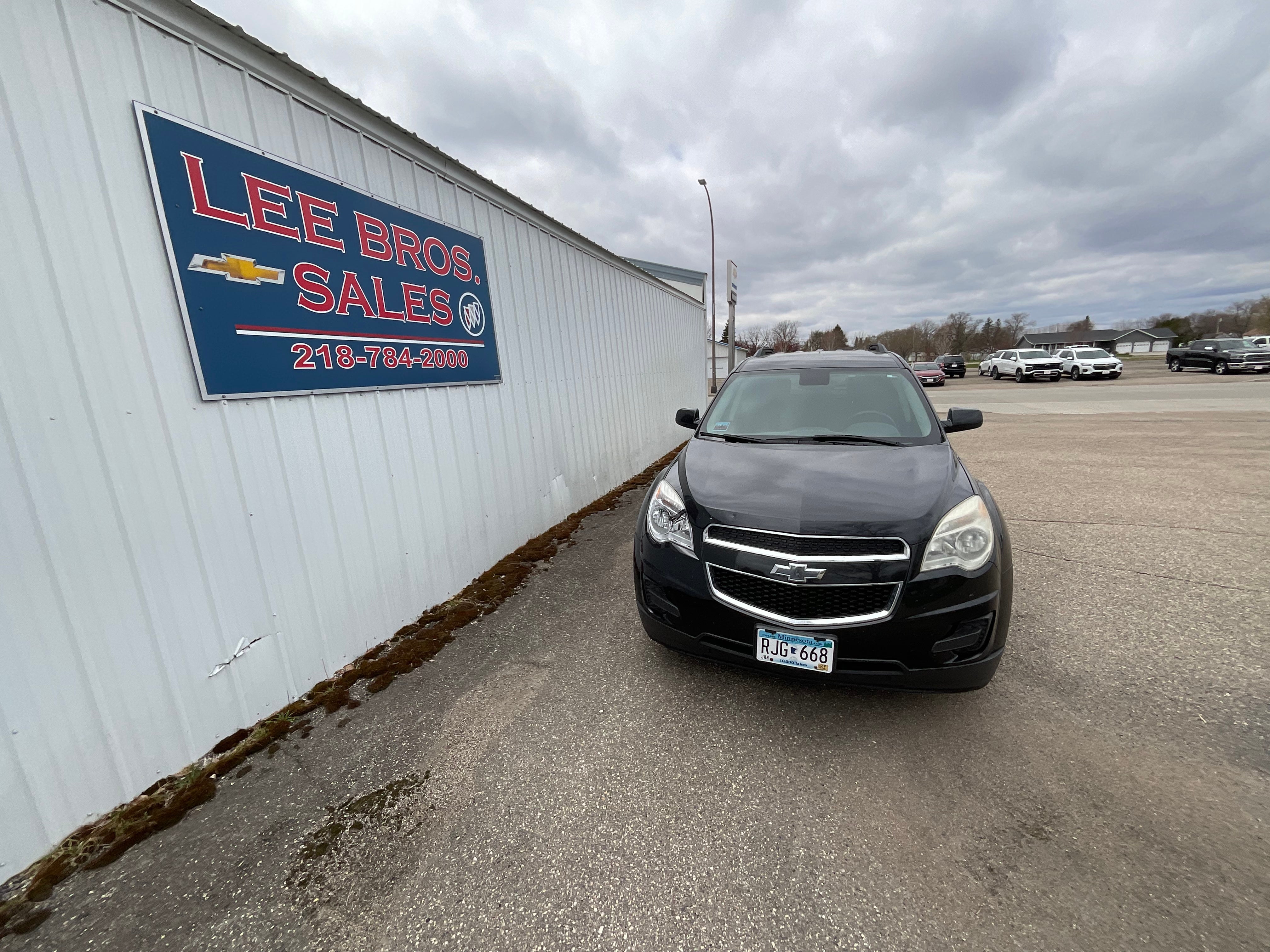 2015 Chevrolet Equinox LT in Black Granite Metallic — front three-quarter view
