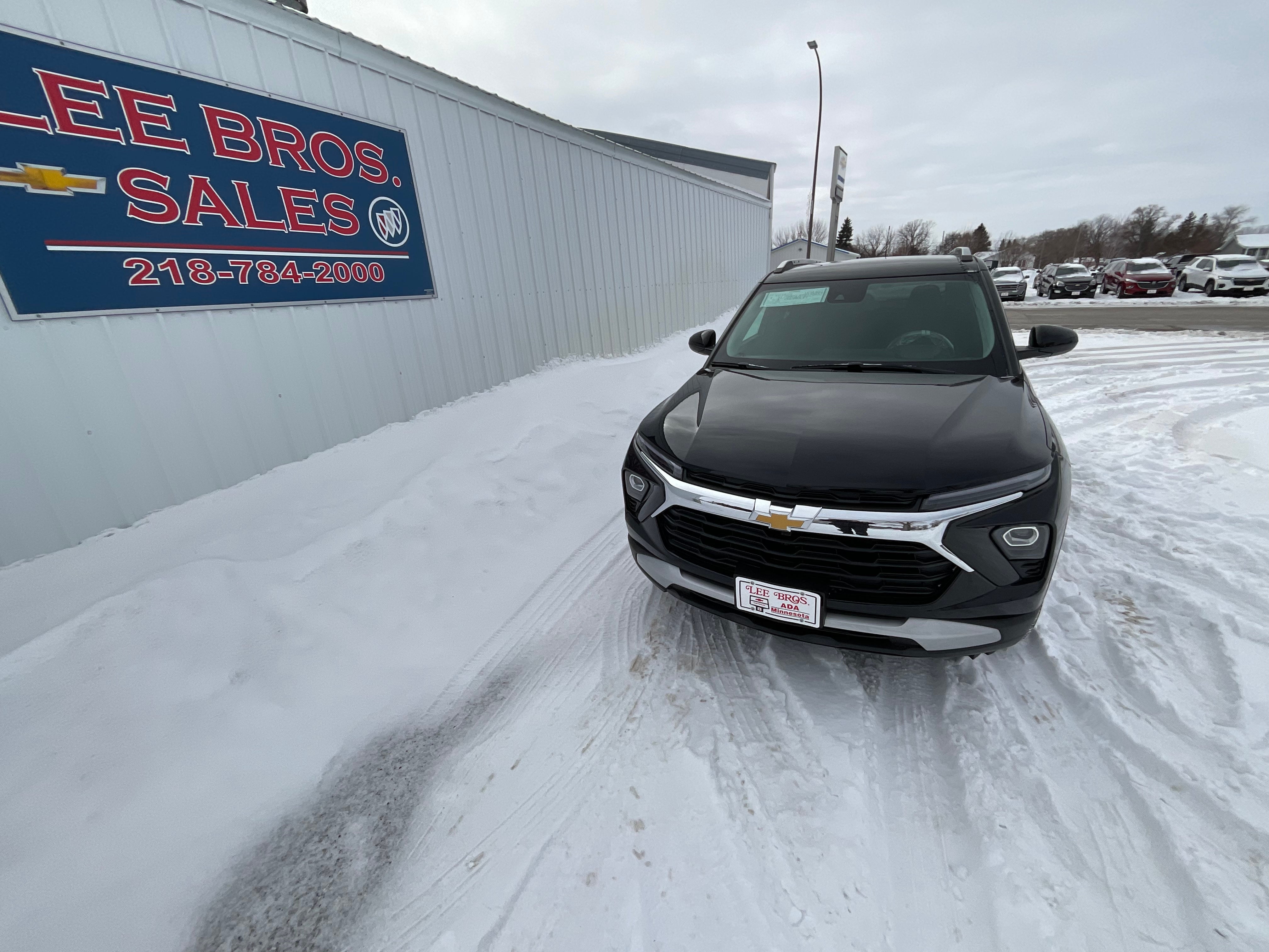 2026 Chevrolet Trailblazer LT in Mosaic Black Metallic — front three-quarter view